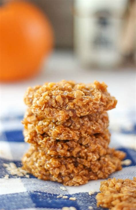 No Bake Pumpkin Spice Cookies