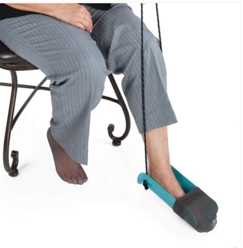 Nc Medical Molded Sock Aid With Two Handles Soft Grip Handle Sock Assist
