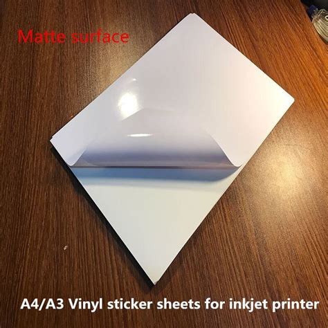 A4 Self Adhesive Inkjet Printable Matte Gold Effect Vinyl Sticker 5