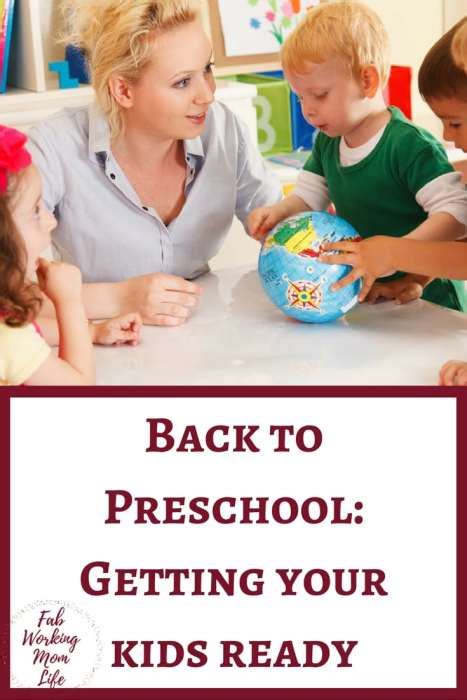 Back To Preschool Getting Your Kids Ready Fab Working Mom Life