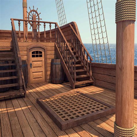 Ocean4 Pirate Ship Deck Studio Backdrops