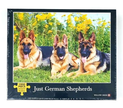 just german shepherds 1000 piece jigsaw puzzle by willow creek new and sealed willowcreek