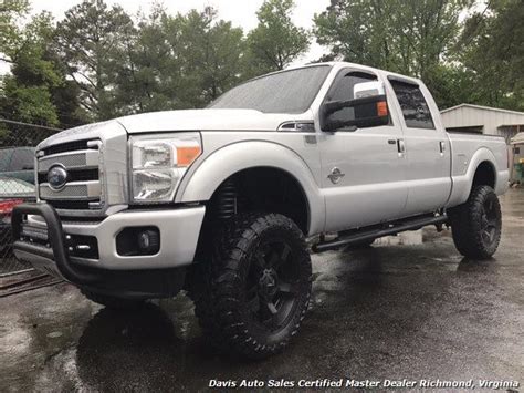 Heavy duty front & rear differentials. 2015 Ford F-250 Super Duty Platinum Diesel 6.7 Lifted 4X4 ...