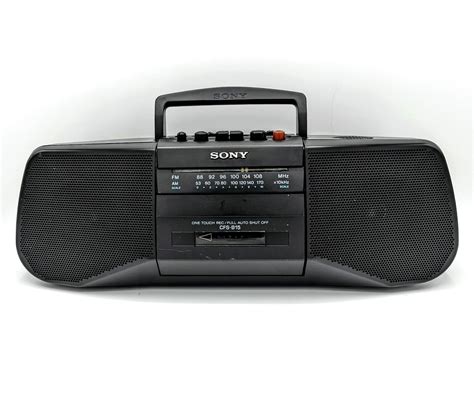 Sony Cfs B Am Fm Radio Cassette Tape Boombox New Belts Tested
