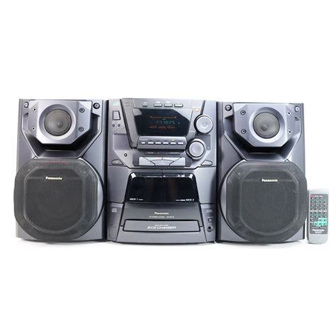 Panasonic Sa Ak27 5 Disc Cd Changer System With Speakers