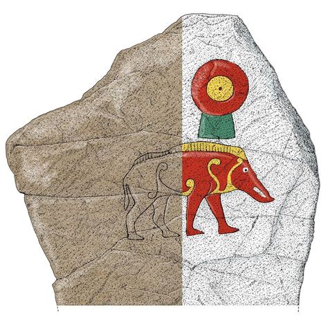 Scotlands Carved Pictish Stones Re Imagined In Colour Bbc News