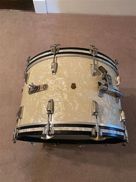Wfl 14x24 Bass Drum Early Ludwig Wmp 40s Buddy Rich Model Reverb