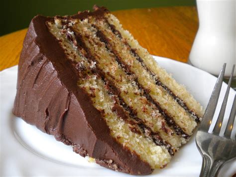 Leave the sides of the cake exposed. german chocolate cake icing martha stewart