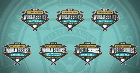 2018 Little League World Series Logos Unveiled Little League