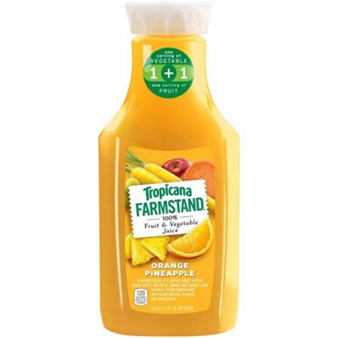 Tropicana Farmstand Orange Pineapple Juice 46 Fl Oz Ralphs