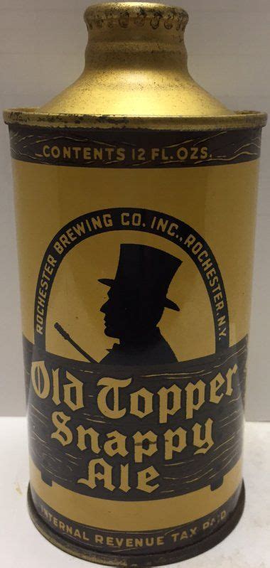 Sapporo's crisp and refreshing taste has been upper canada brewing company was the first microbrewery in toronto. Old Topper Snappy Ale ,Rochester, NY | Old beer cans, Beer ...