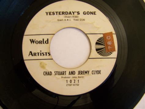 Chad Stuart And Jeremy Clyde Yesterdays Gone Lemon Tree 1964