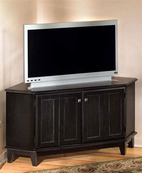 Maybe you would like to learn more about one of these? Antique Black Finished Plasma TV Corner Cabinet | Corner ...