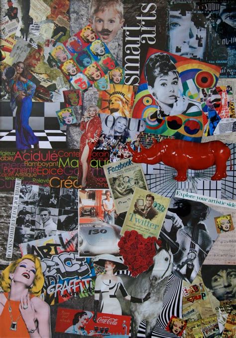 Pop Art Peinture Pop Art Art Contemporain Magasine Collage