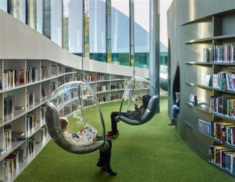 A Futuristic Library In France Is Like The Citys Living Room Pictures