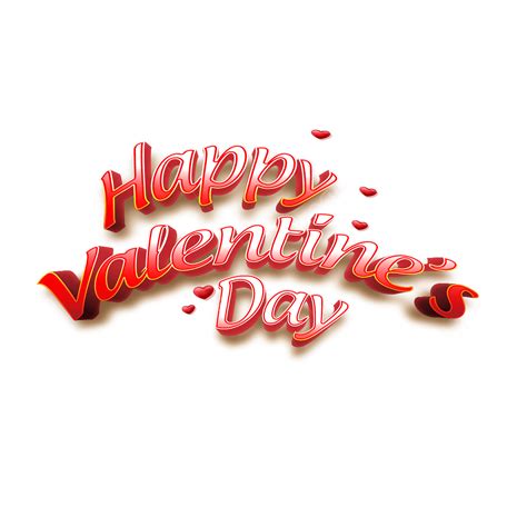 Happy Valentine Day Vector Hd Png Images Happy Valentines Day 3d Vector Png Celebrate