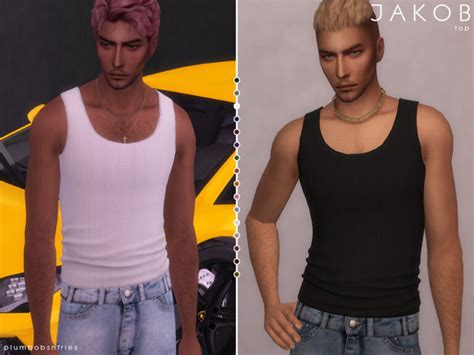Jakob Top By Plumbobs N Fries At Tsr Sims 4 Updates