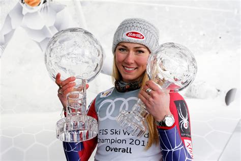 Longines Ambassador Of Elegance Mikaela Shiffrin Wins Her Fifth Slalom Crystal Globe And Second