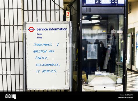 London Underground Notice Board Hi Res Stock Photography And Images Alamy