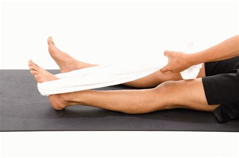 Calf Stretch With Knee Extended Using Towel Vissco Healthcare Private