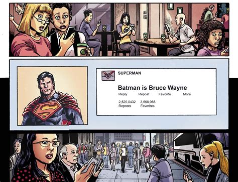 Superman Reveals Batman's Secret Identity - Comicnewbies
