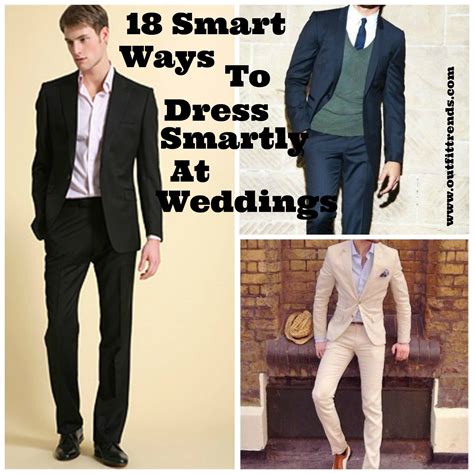 Although guys don't have as many outfit choices as the ladies do, there are still casual wedding attire for men. Casual Wedding Outfits for Men-18 Ideas What to Wear as ...