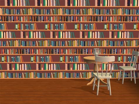 Perfect for a little nook you have in your office, and to trick your clients into thinking you're sophisticated. Bookcase Wallpaper (28 Wallpapers) - Adorable Wallpapers