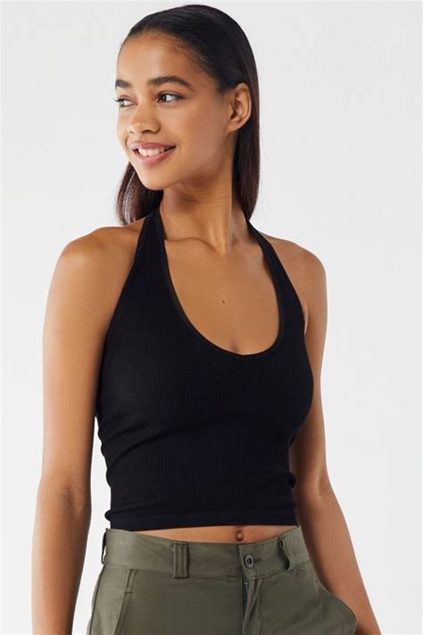 Out From Under Jackie Seamless Halter Bra Top Halter Bra Top Halter Tank Top Bra Tops