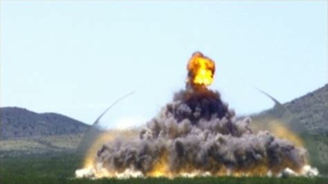 Picture Of A Shockwave After Initial Explosion Taken By A Special