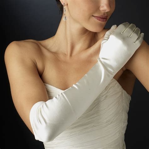 Satin Above Elbow Bridal Glove Wholesale