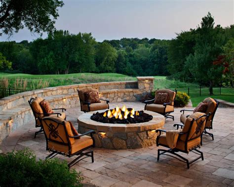 28 Best Round Firepit Area Ideas And Designs For 2023