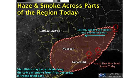 smoke smell around houston is from east texas fires abc13 houston