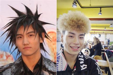 Kpop Male Idols And Their Wildest Hairstyles Allkpop