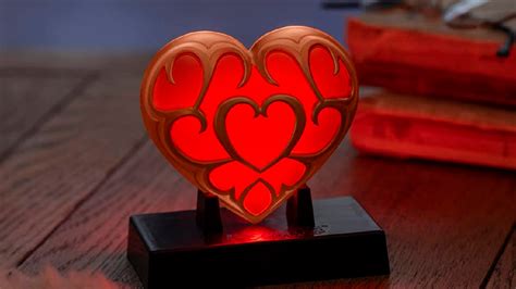 The Legend Of Zelda Lamp Looks Like A Heart Container Siliconera