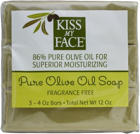 Buy Kiss My Face Pure Olive Oil Naked Bar Soap Oz Pack Of Online At Desertcart Uae