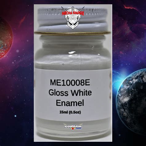 Gloss White Enamel 15ml Bottle Me10008e Gundam Pros