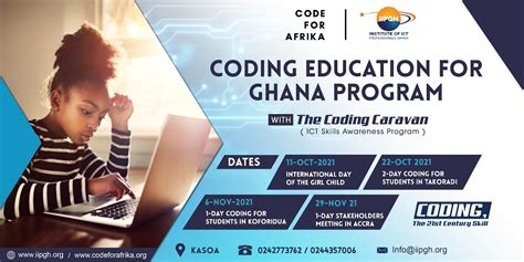 Coding Education For Ghana Program Institute Of Ict Professionals Ghana