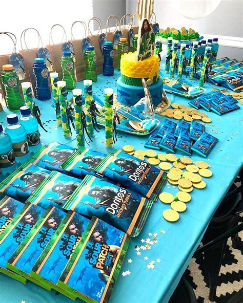 thought i d share some pics of my son s aquaman birthday party swipe for a video of the entire