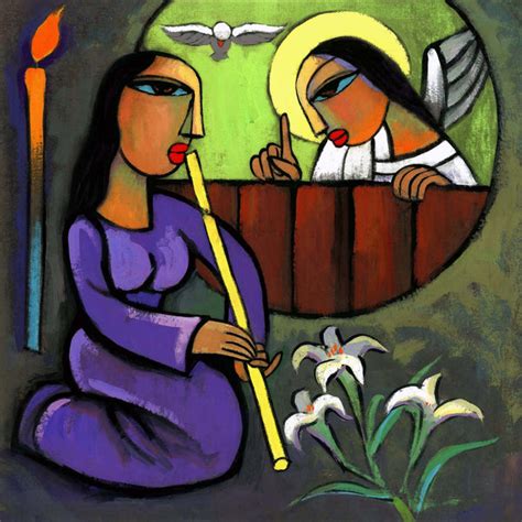 Annunciation By Sina Irani Buy Posters Frames Canvas And Digital Art
