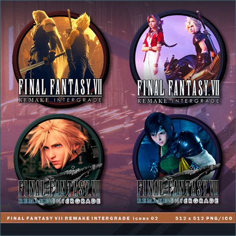 Final Fantasy Vii Remake Intergrade Icons 02 By Brokennoah On Deviantart