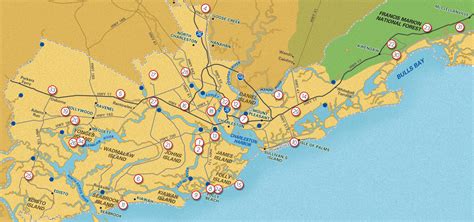 Map Of Downtown Charleston Sc Maping Resources