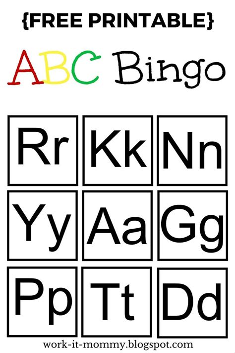 Maps are a terrific way to learn about geography. Alphabet Bingo {TTBH #7} | Alphabet bingo, Abc bingo, Bingo