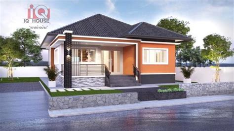 Classic Design Of A Cozy Three Bedroom Bungalow House And Decors