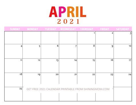 You may download these free printable 2021 calendars in pdf format. FREE 2021 Printable Calendar PDF to Download Today!