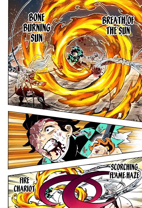 Read Manga Demon Slayer Kimetsu No Yaiba Manga In Colored Chapter 198