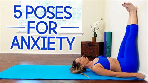 The 5 Best Yoga Poses For Anxiety With Becca ♥ Stress Relief Back Pain