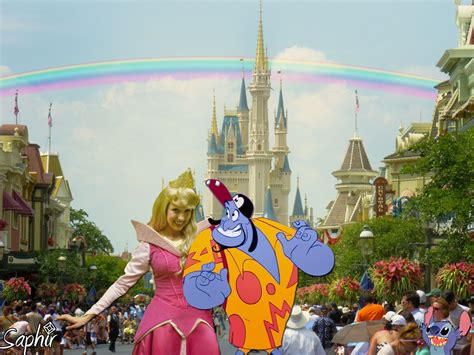 Watch the best of disney tv all on disneynow! Genie in Walt Disney world - disney crossover Photo ...