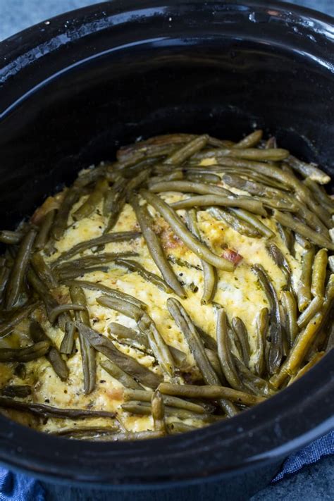 Crock Pot Chicken And Stuffing With Green Beans Spicy Southern Kitchen