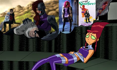 Being Starfire Is Suffering Dc Comics Know Your Meme
