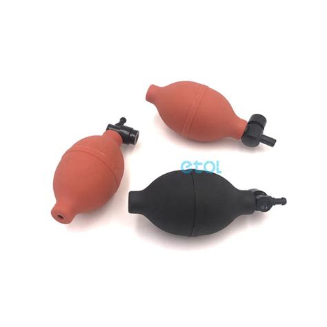 Rubber Hand Bulb Pump Customize Silicone Balloon For Medical Etol